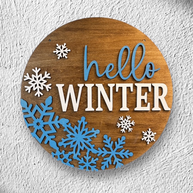(image for) Hello Winter Sign